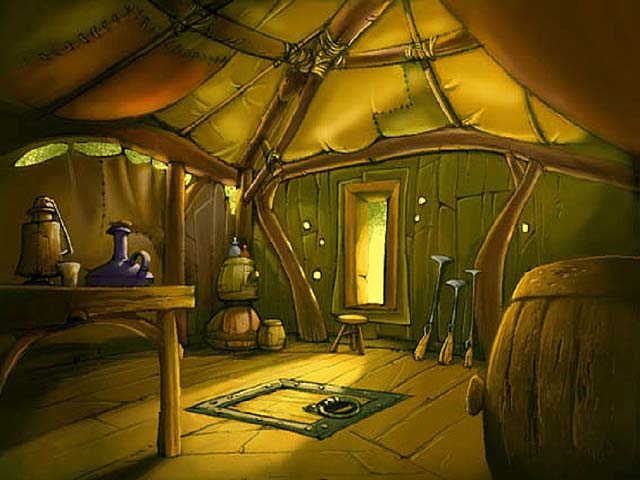 Concept art of the interior of a Hoodlum building. Concept art of the interior of a Hoodlum building.