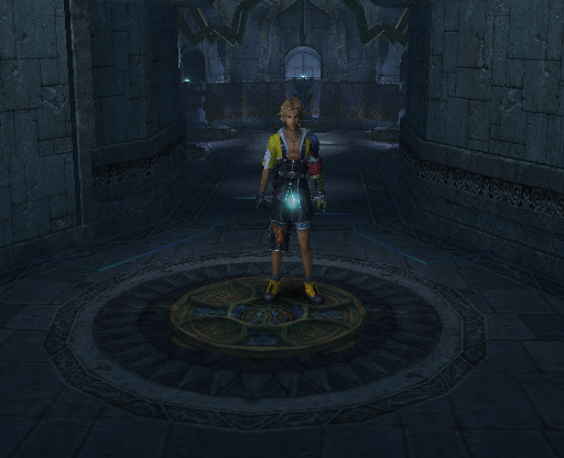 A sphere left in the now invisible pillar. A sphere left in the now invisible pillar.
