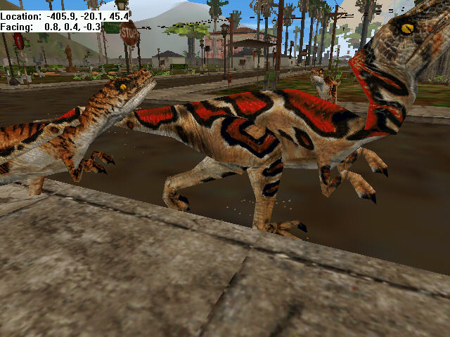 Having a parade of curious raptors sniffing you may seem cool at first, but just wait until one of them trips... Having a parade of curious raptors sniffing you may seem cool at first, but just wait until one of them trips...