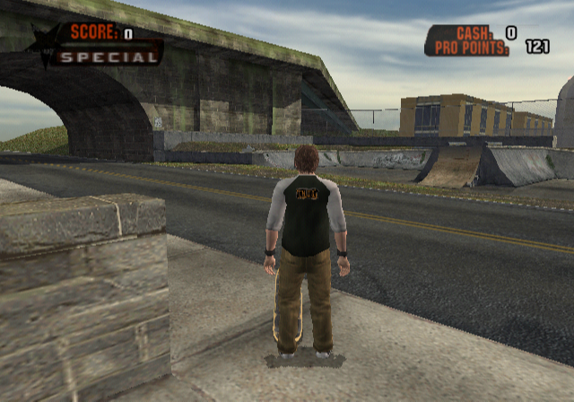 The graphic enabled in game. Notice how other HUD elements have become squished and misaligned.