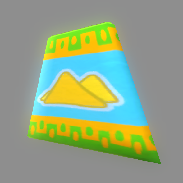 A Sand Packet as seen in the ModelAnim Viewer. A Sand Packet as seen in the ModelAnim Viewer.