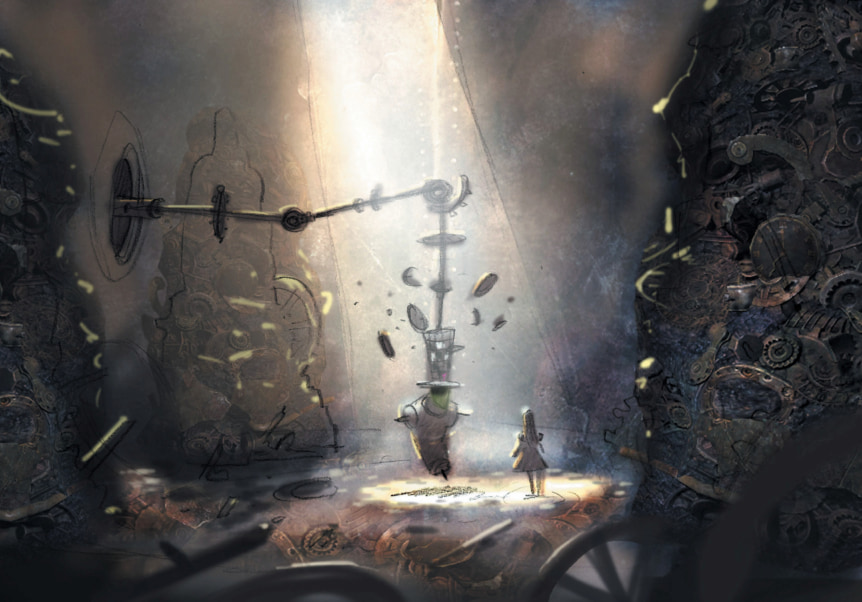 Alice Finds The Hatter (Final Design). Alice Finds The Hatter (Final Design).