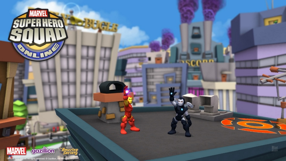 This promotional picture, once again, displays Oscorp from the same rooftop; the "interact button" for actions (Flying, riding, climbing) look vastly different. The building this rooftop belongs to isn't in the final. This promotional picture, once again, displays Oscorp from the same rooftop; the "interact button" for actions (Flying, riding, climbing) look vastly different. The building this rooftop belongs to isn't in the final.