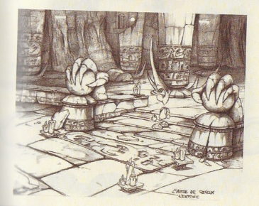 A location inside the tower. A location inside the tower.