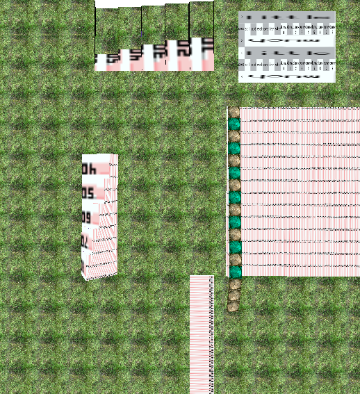 An overhead view of the entire map in a model viewer.