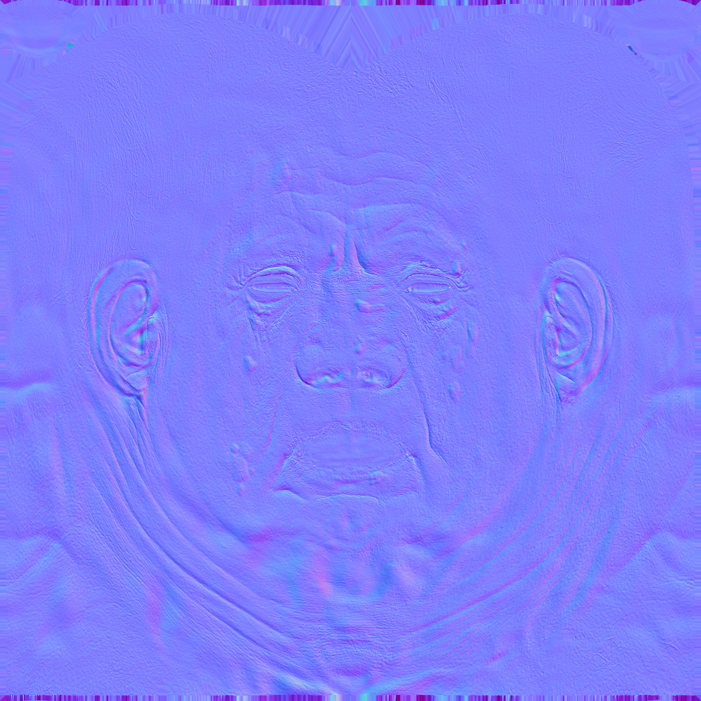 Head Normal texture. Head Normal texture.