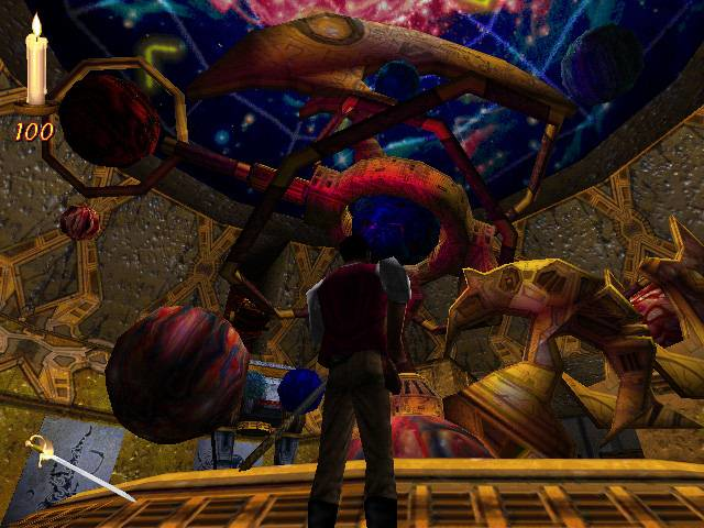 The Orrery contained within the Dwarven Observatory.