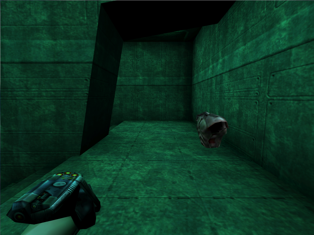 The top of the stairs and the Body Armor. The top of the stairs and the Body Armor.