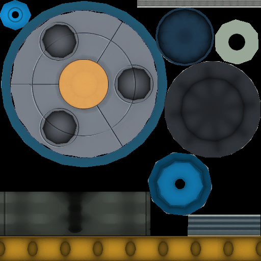 Nail Grenade texture - BLU. Nail Grenade texture - BLU.