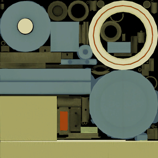 A recolor of the Portal 1 Portal Gun Pedestal texture, found in an early build of the SteamVR Perf Test.