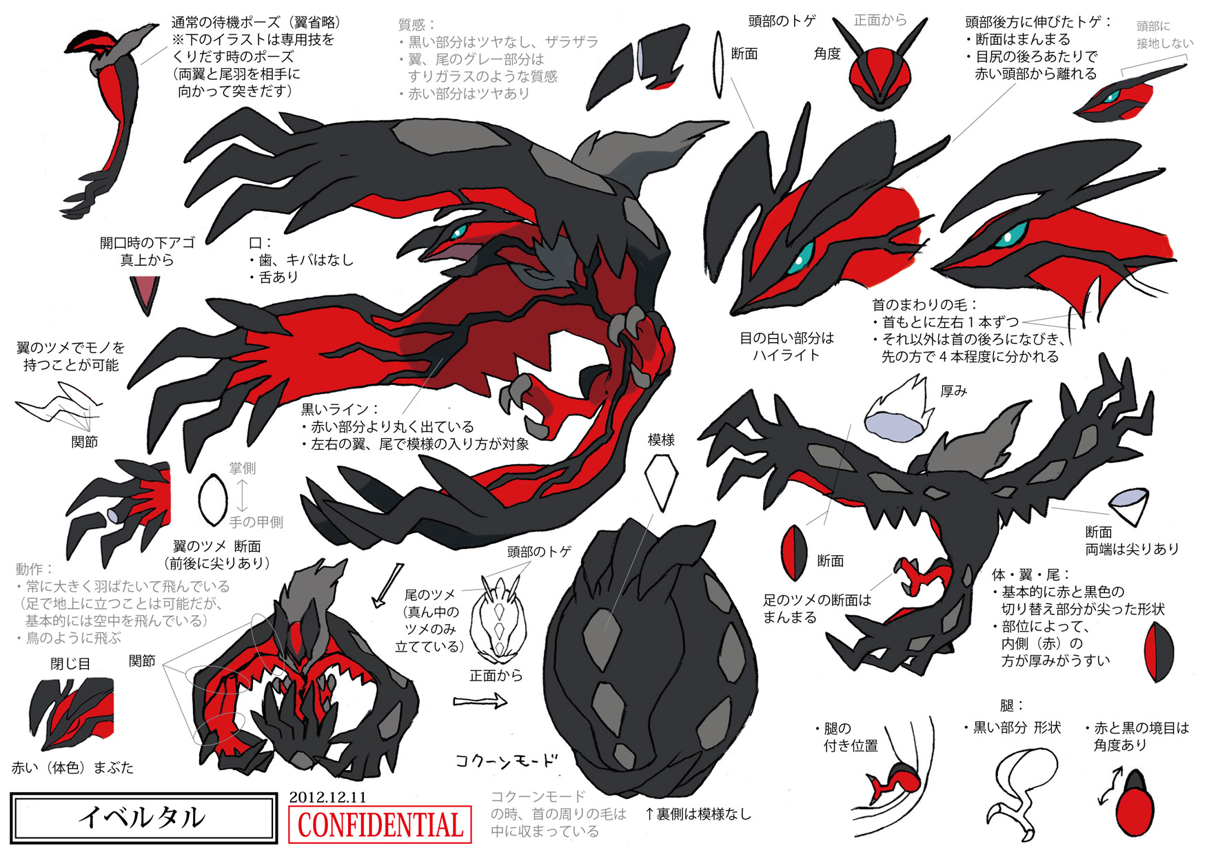 PokeXY_ConceptArt_イベルタル_三面図.png