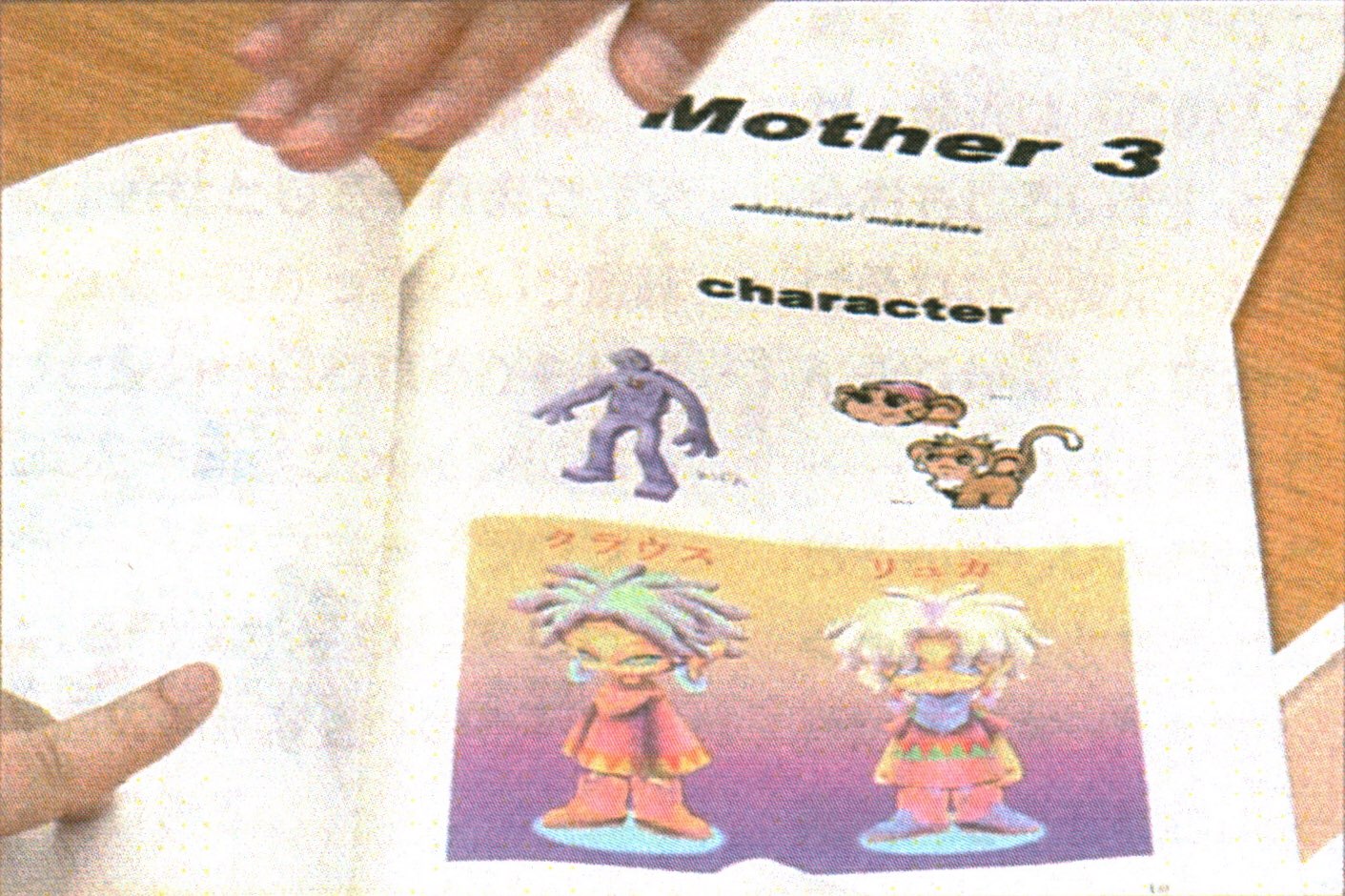 Kameoka. The earliest version of Lucas, Claus, Salsa, and the Clayman's redesign from 2002. Kameoka. The earliest version of Lucas, Claus, Salsa, and the Clayman's redesign from 2002.