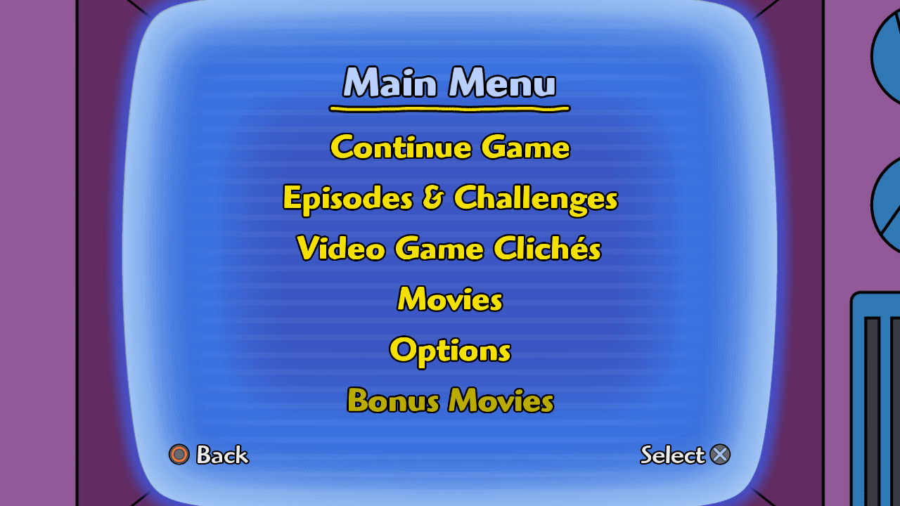 SimpsonsGamePS3-FIN_MainMenu.png