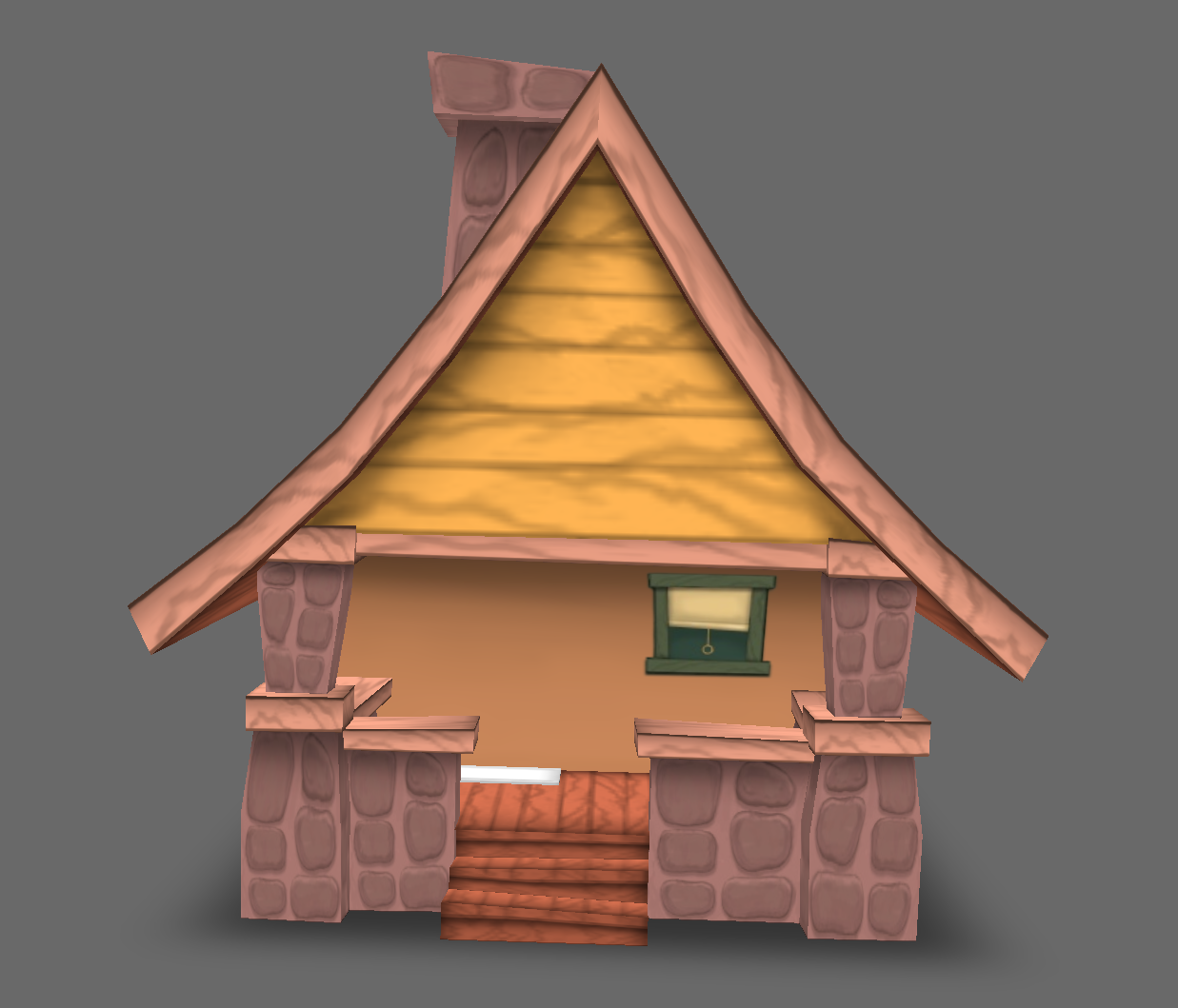 Rustic House. It was supposed to use the default doors. Rustic House. It was supposed to use the default doors.