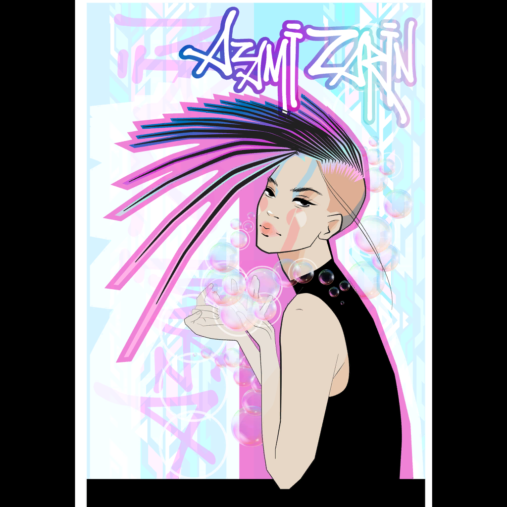 Azami Zarin decal Azami Zarin decal