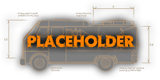 A placeholder combo vehicle blueprint. This is the graphic used for 3 unknown combo vehicles: The Hedgehog, the Horse and Chariot, and the Flametruck. The same image exists in Dead Rising 4