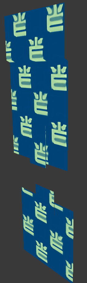 An additional layer using a texture named "atari" is also included, using a test texture of the same name from Trails in the Sky. The texture was upscaled in the same way as the Arseille's.