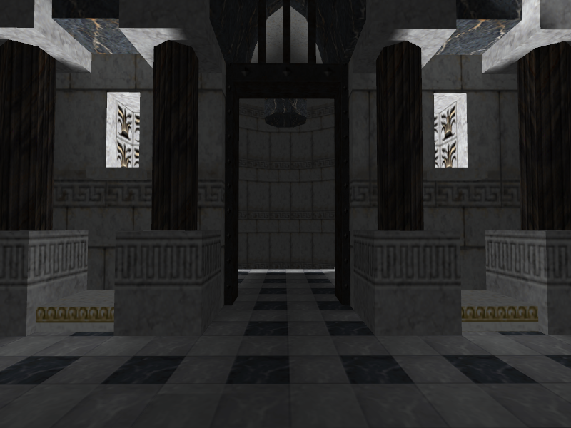 The back exit.
