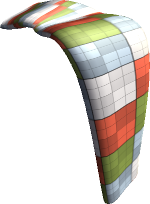 An untextured waterfall. An untextured waterfall.
