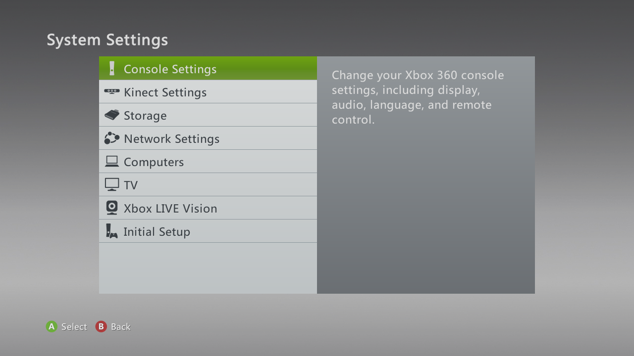 System Settings System Settings
