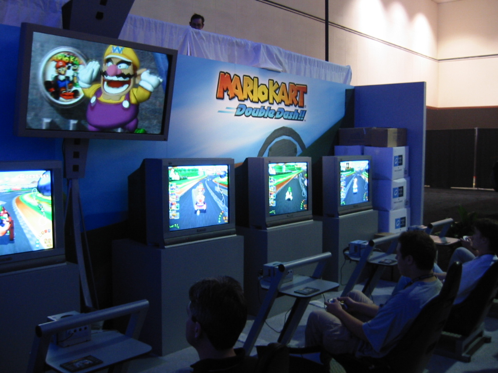 Part of the LAN booth. Sourced from Eurogamer.
