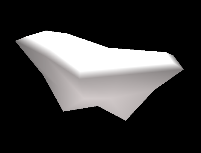 Yet another small platform floats above this one, using the same textures as the previous two, but uses a unique texture on its front side that isn't used by any other model in the stage. Again, this wasn't shown in any footage.
