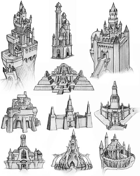 Towns concepts by Louis Henderson