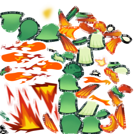 Blaze Leaf's sprite sheet Blaze Leaf's sprite sheet