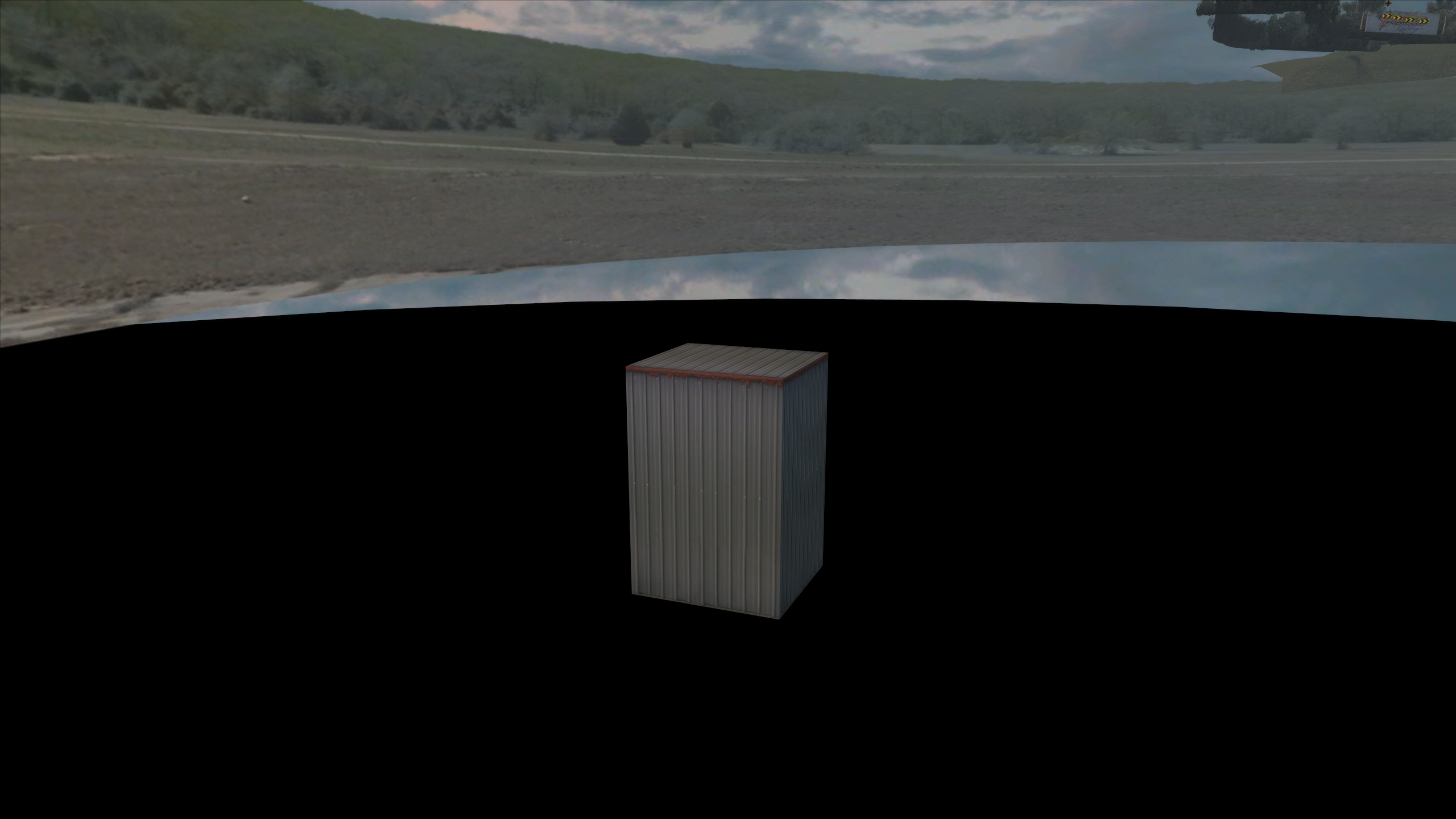 The floating ominous cube under Mondello. Purpose is unknown.
