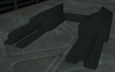 Laser Gatling guns model. Laser Gatling guns model.