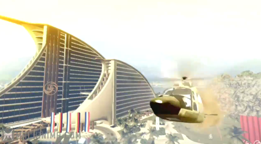 The helicopter seen in the Machinima exclusive trailer.