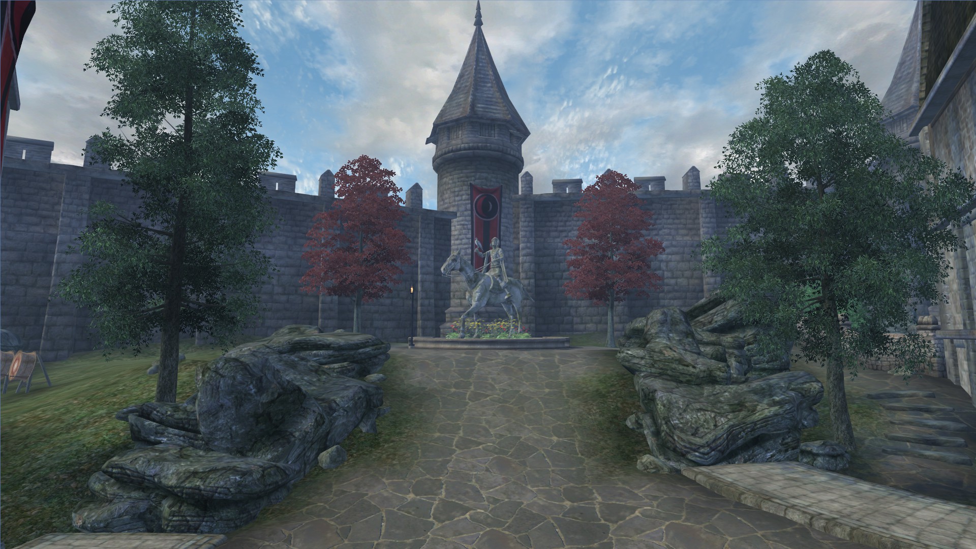 The location of the Skingrad Arena, as seen in the final game. The location of the Skingrad Arena, as seen in the final game.