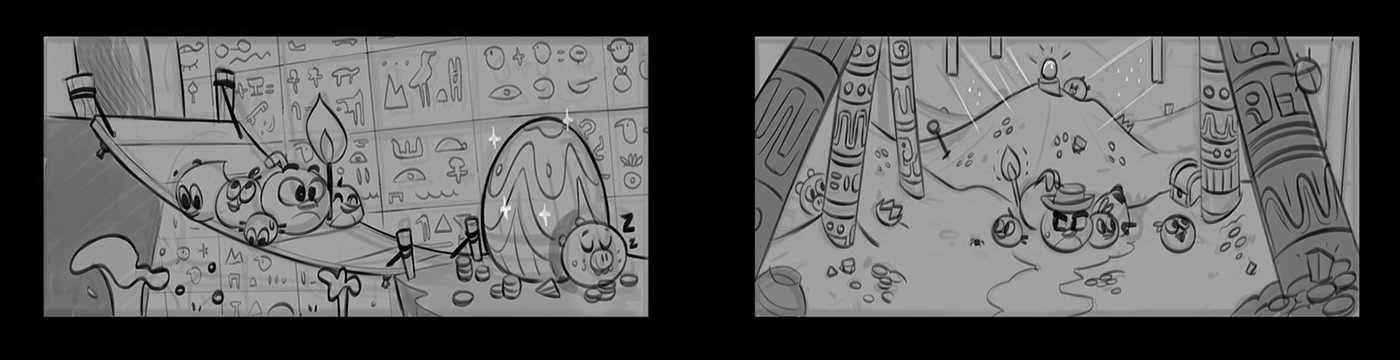 Unknown level sketch, similar to Road to El Porkado episode in Bad Piggies. Unknown level sketch, similar to Road to El Porkado episode in Bad Piggies.