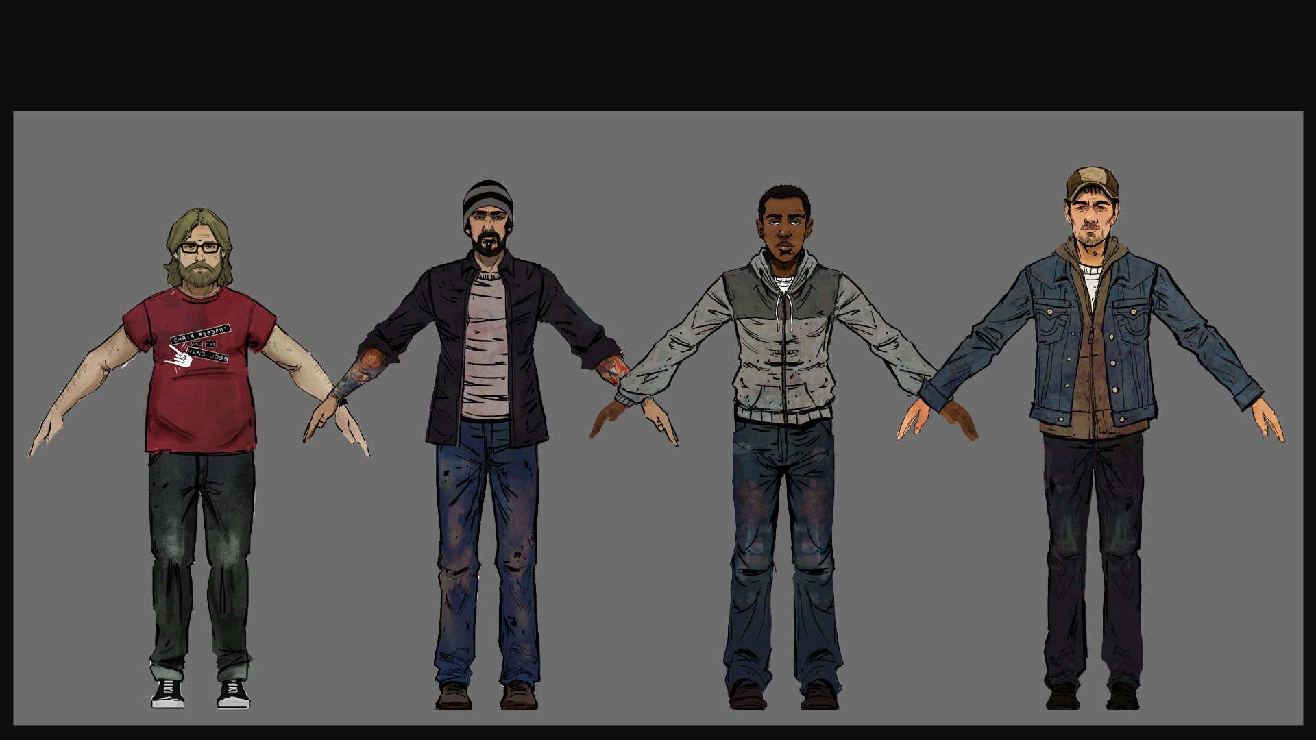 TheWalkingDeadTelltaleS1_Concept_106CharactersWyattEddieRusselNate.png