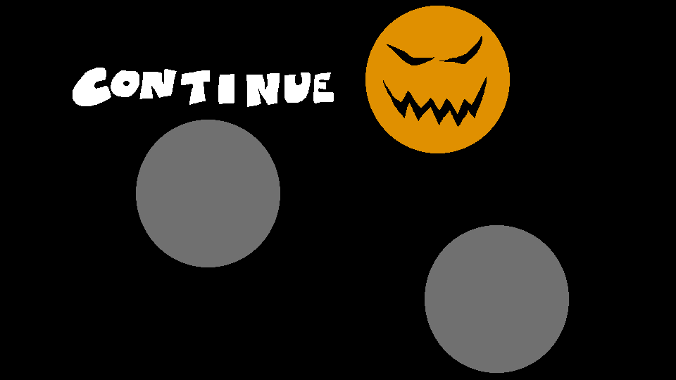 Continuing a level, now with a evil pumpkin face!