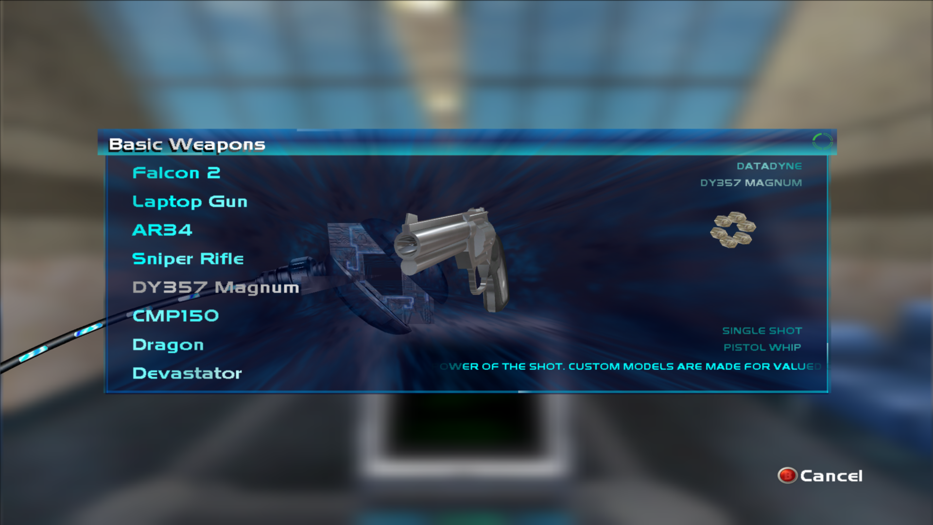 DY357 and its ammo.