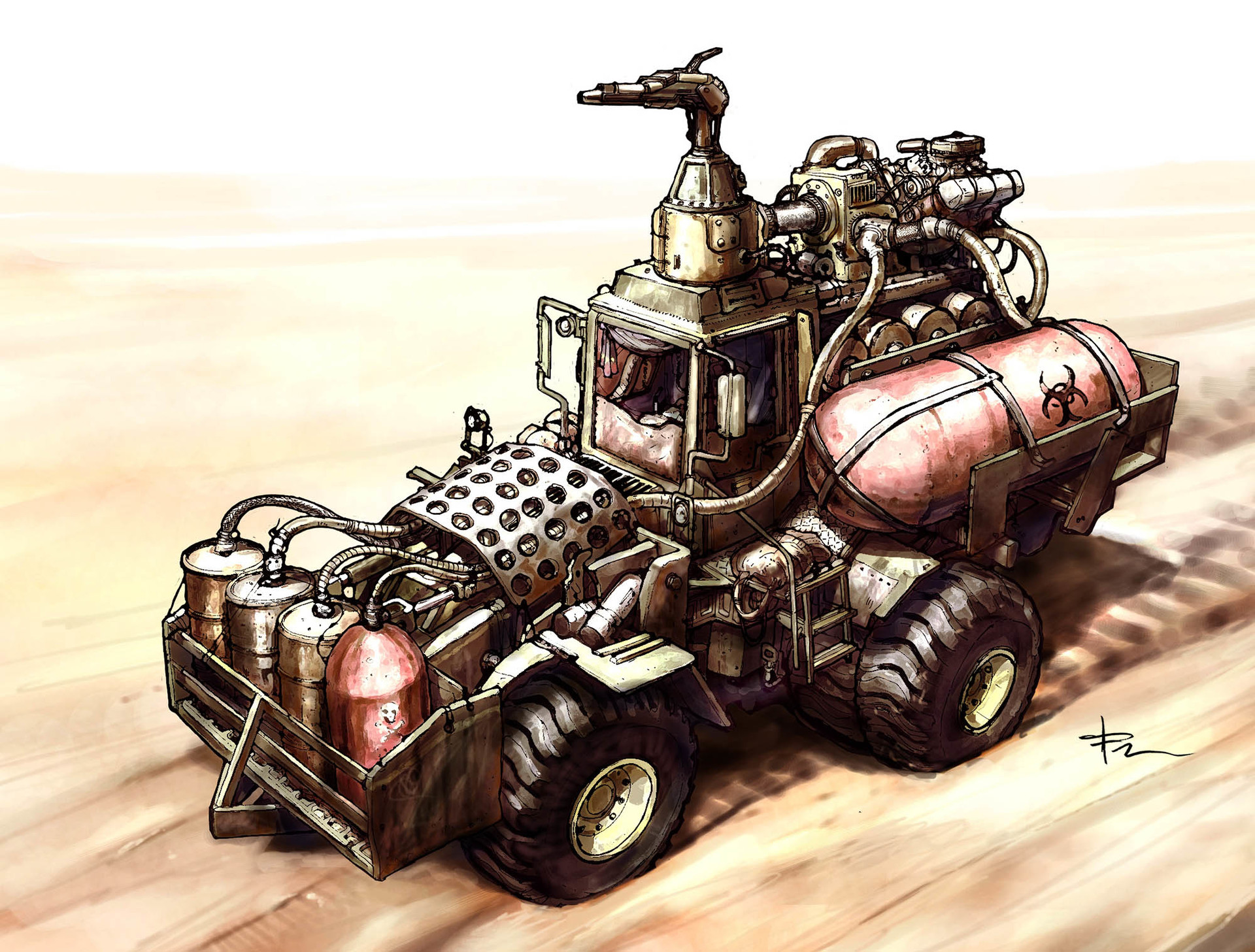 Toxin Tractor, by TJ Frame