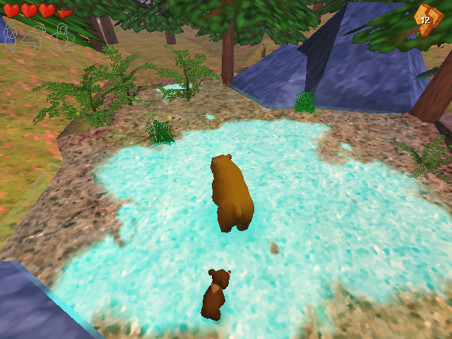Inside the puddle. Inside the puddle.