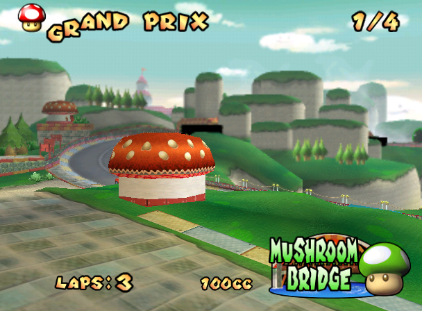 Mushroom Bridge - A debug model is drawn inside both tunnels. Mushroom Bridge - A debug model is drawn inside both tunnels.