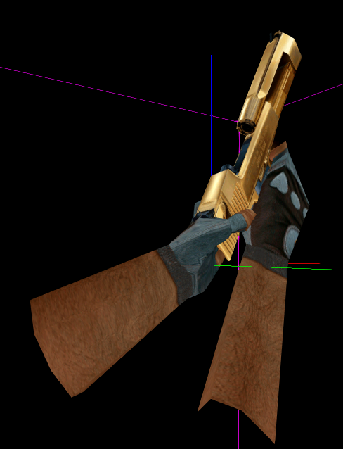 The Pistol's jam animation.