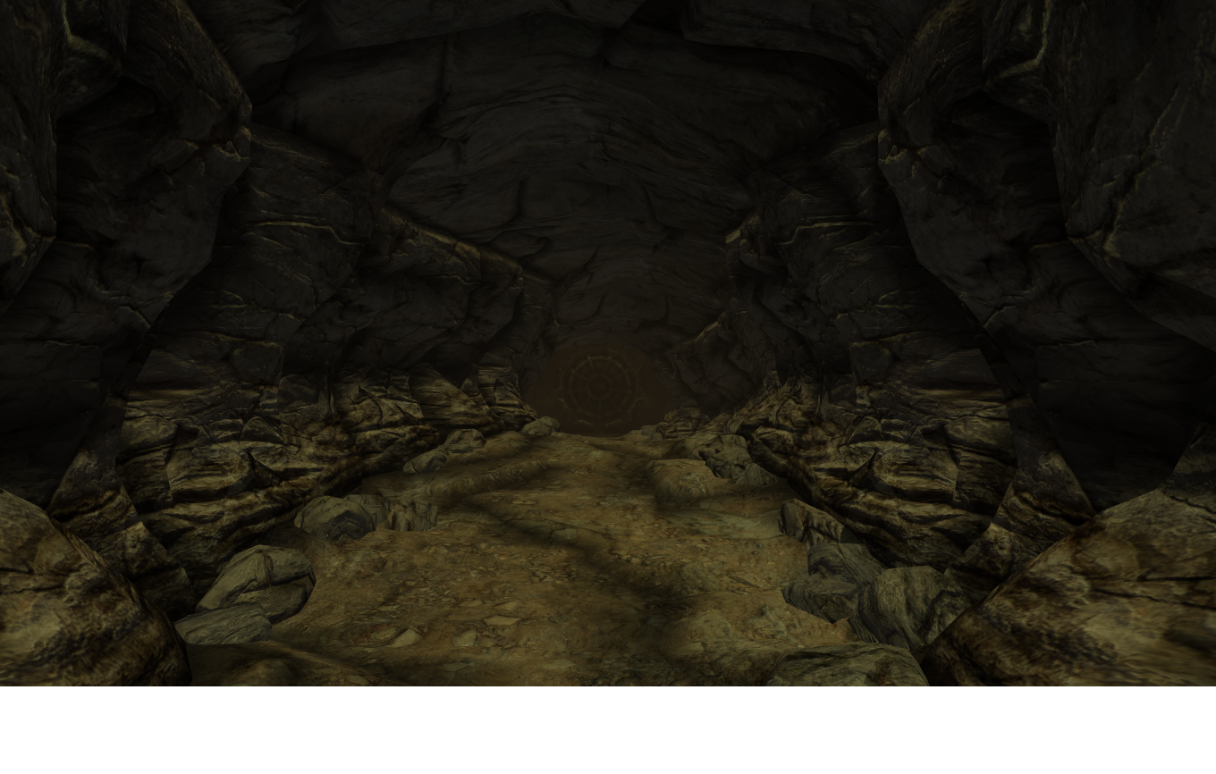 The entrance to the test vault.