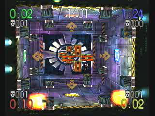 Flashing arrows in "LaunchAcross." Flashing arrows in "LaunchAcross."