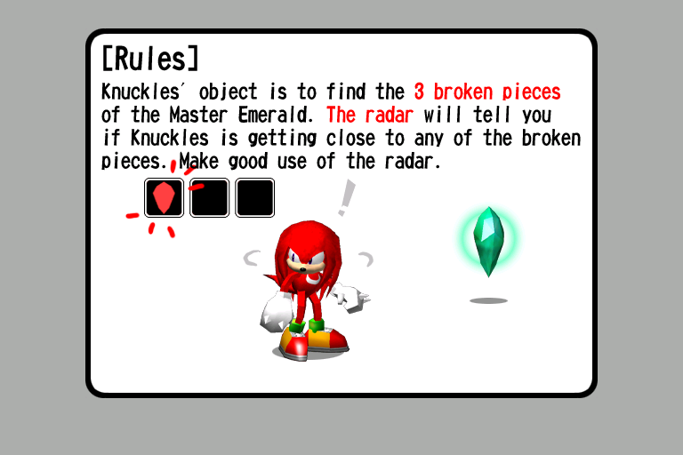 Knuckles' Instructions (1) Knuckles' Instructions (1)