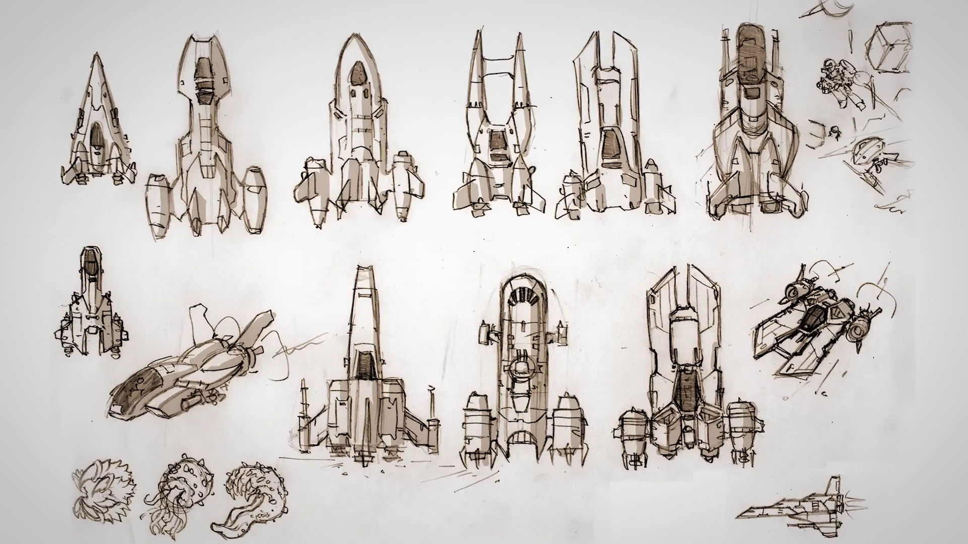 Ships and various creatures Ships and various creatures