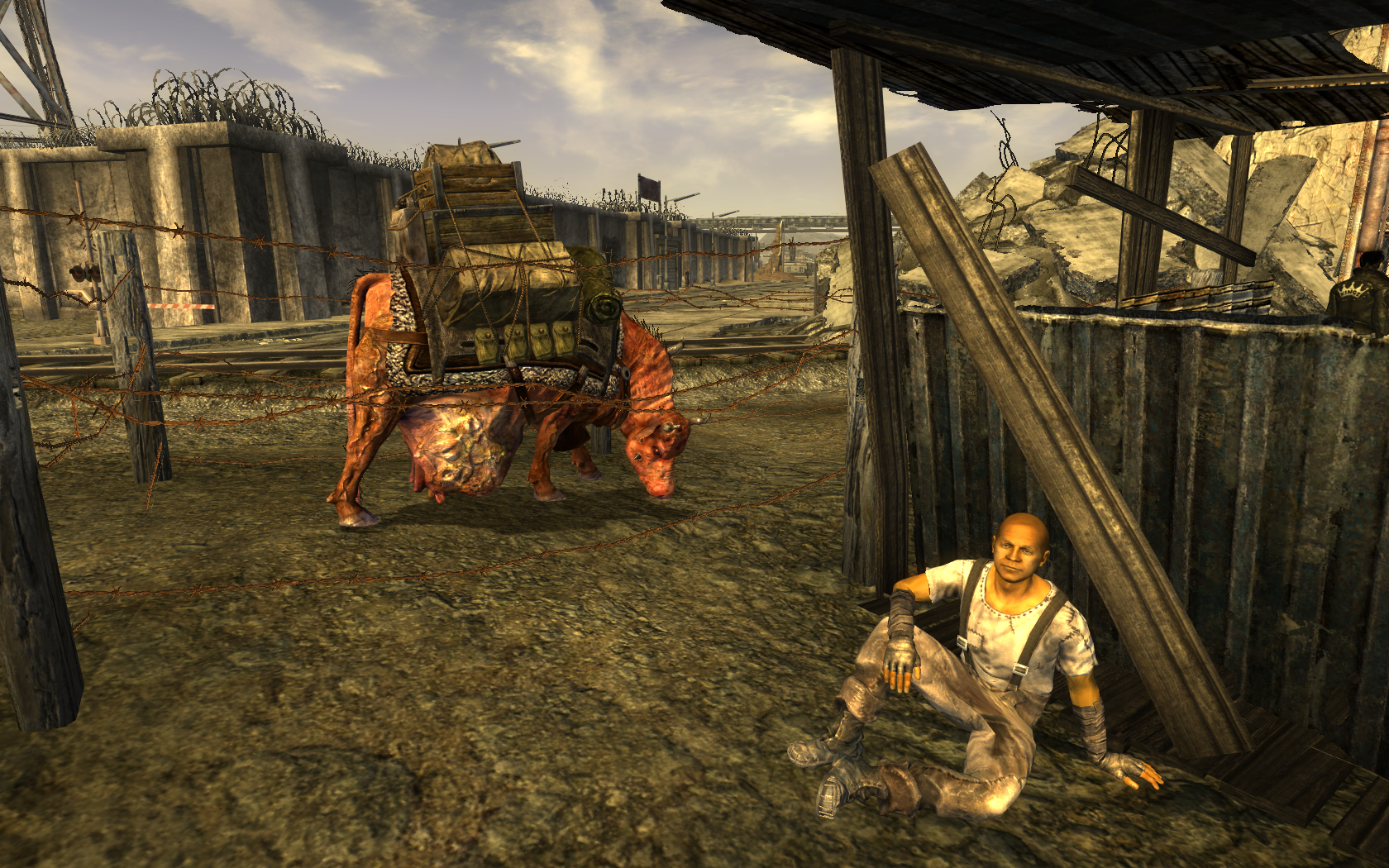 Kevin and Betsy in-game (modded).