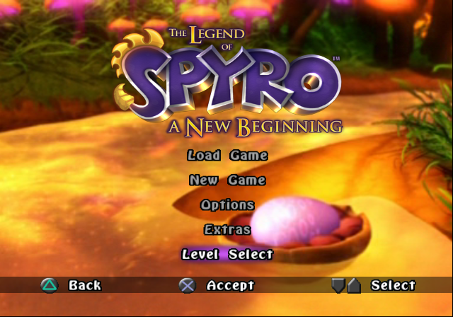 A level select menu is available in the game. A level select menu is available in the game.