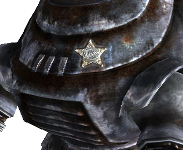 A sheriff's badge. Again, Deputy Weld.