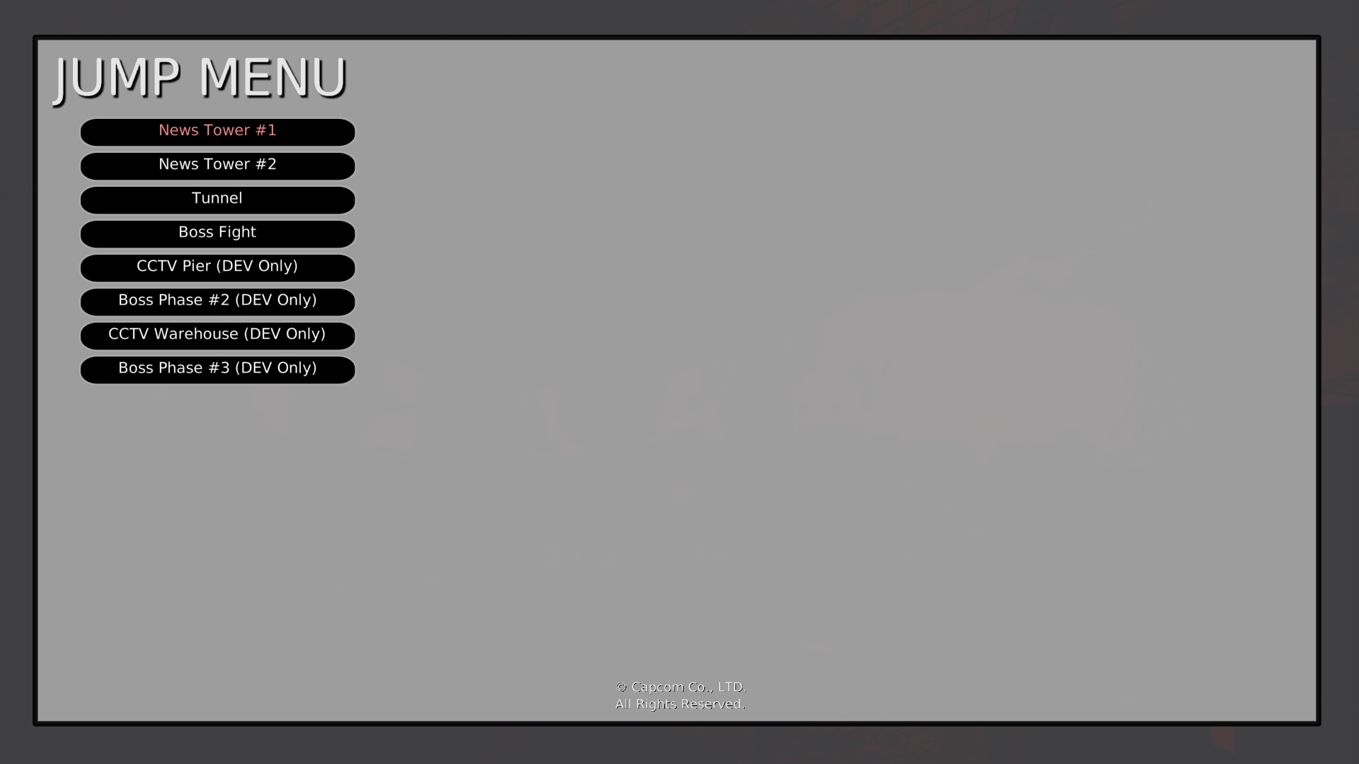 Jump Menu - Mission 10: Bad News