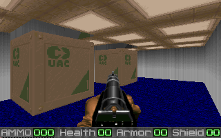 The 5th room has the only two crates present on the map. The 5th room has the only two crates present on the map.