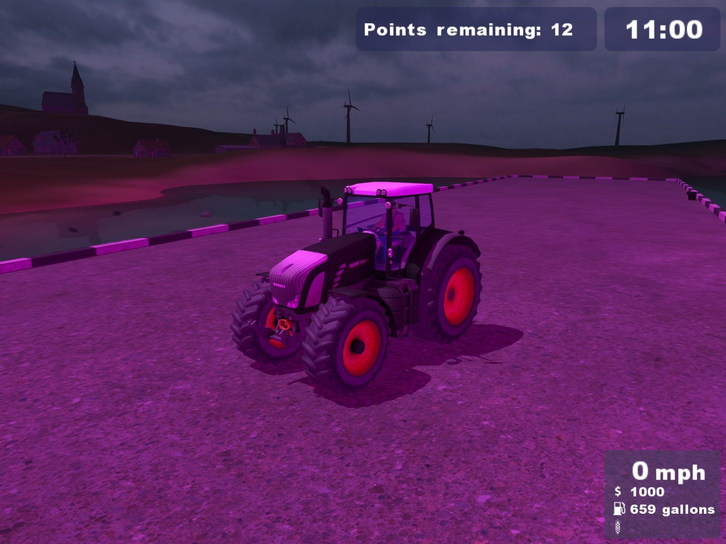 The ambient values set to 1, 0, 1. Good news for fans of the color magenta!